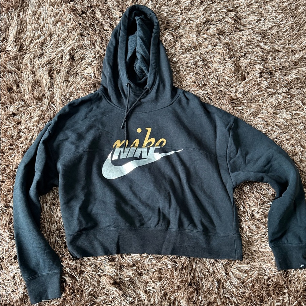 Nike Charcoal Hoodie with Logo